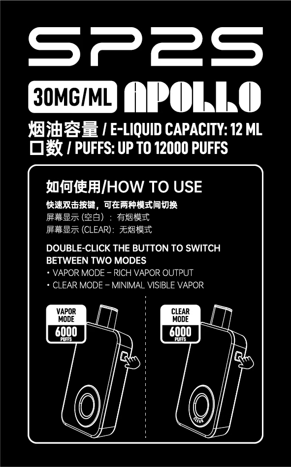 微信图片_20260304231207_2463_662 SP2抛棄式12000口 【 有煙/無煙雙模式可調】 新品上市【滿10送1請備注送的口味】
